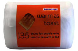 Slumberdown Warm as Toast 13.5 Tog Duvet - Double.